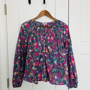 Rails Indi Top, Leilani Floral, Size Large